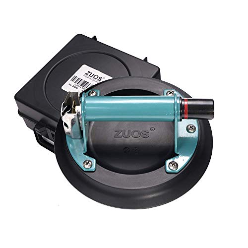 ZUOS 8" Glass suction cup for Granite & Glass Lifting, Vacuum Suction Cup Vacuum Lifter with Metal Handle and ABS Pump,560lbs Load Capacity(With a free case) - Image 4