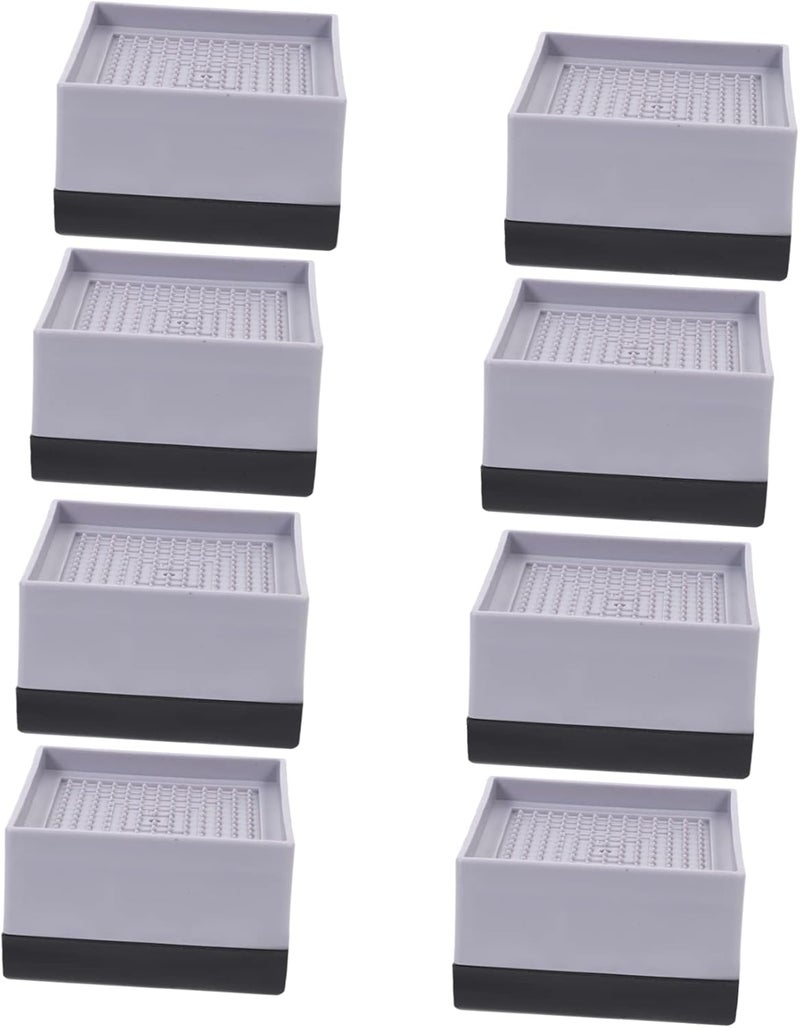Ready order processing 8pcs Heavy Duty Bed Risers Furniture Foot Cushions for Sofas Tables and Chairs Plastic Design for Increased Storage Space and Enhanced Stability Mountain region eligible ship Classified organized storage Cost effective fine quality Dense material Globally trusted affordable quality Long term storage compatible Classic design alternatives Multi-category warehouse equip General purpose design Quick assemble Fast & slow shipment compatible Daily repeated use trusted quality Globally trusted quality Salt resistant coating Trendy economical quality Consistent single item quality Elegant multi-option build All-season available stock KSA stocked goods Cross product compatible Flexible purchase choices Market multi-use trusted quality Multi-purpose Detachable clean - Image 1