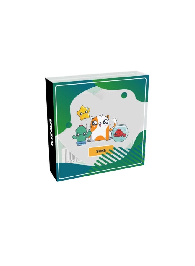 Silka Heart Eraser Set Cartoon Cute Shape School and Office Stationery School Supplies Box of 36 Pcs - Image 3