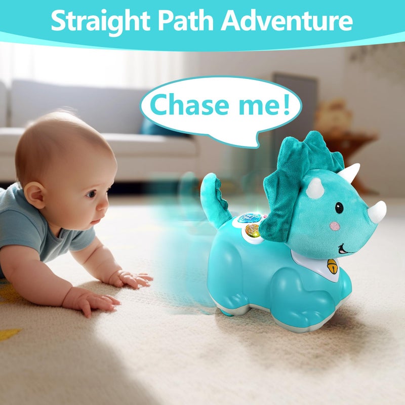 iPlay, iLearn Unicorn Baby Musical Toy, Infant Crawling Toys for 6-9 9-12 12-18 Month, Baby Tummy Time Toddler Musical Light Toy for Age 0-2, 1 Year Old Boys Girls 1st Birthday Gift - Unicorn - Image 2