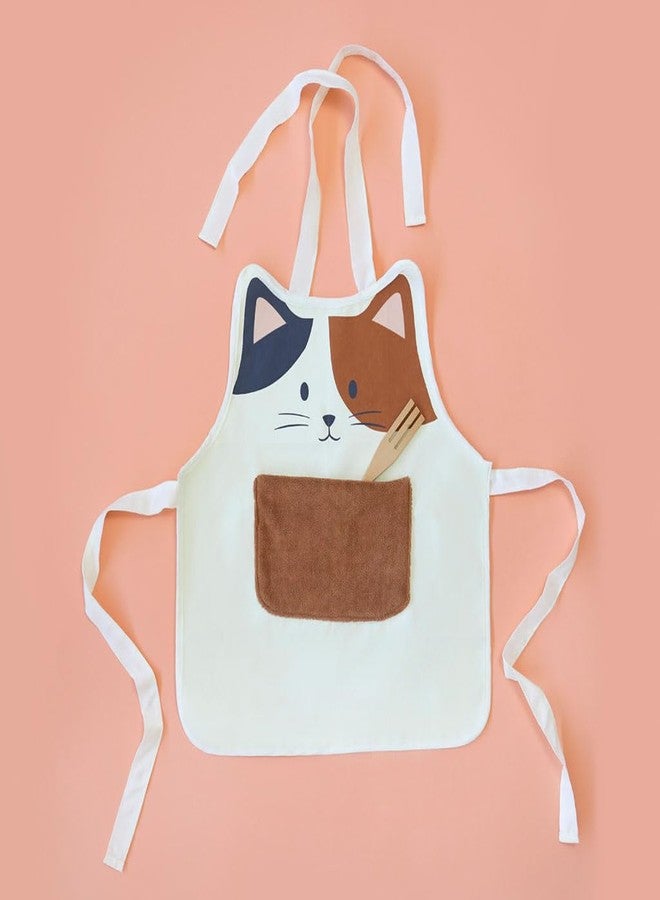 Balvi Kitty Calico Children's Apron with Pocket 50 cm Polyester - Image 3