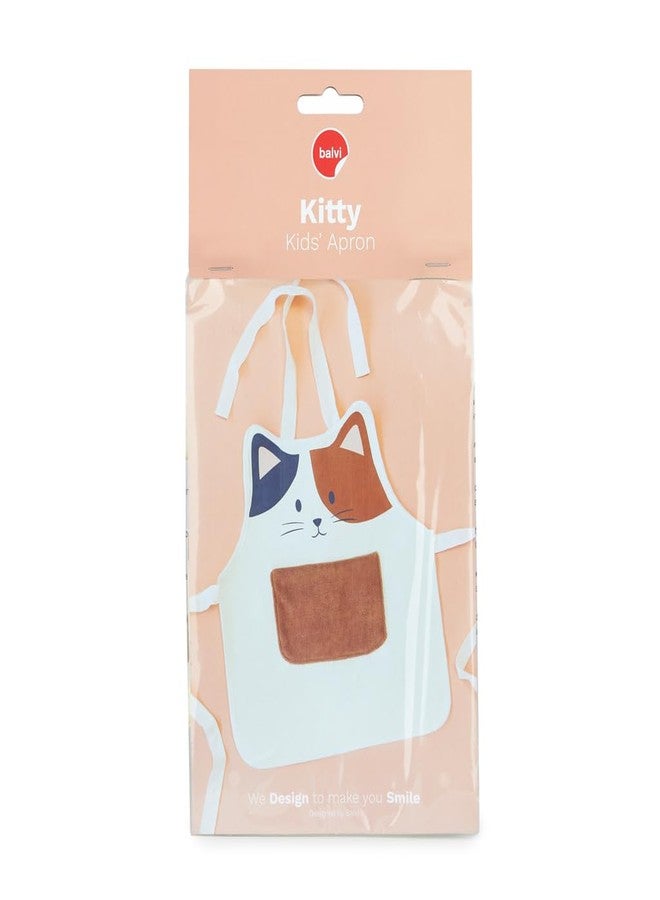 Balvi Kitty Calico Children's Apron with Pocket 50 cm Polyester - Image 2