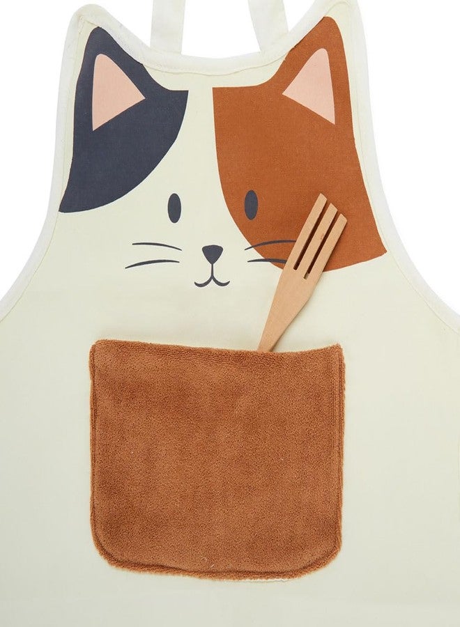 Balvi Kitty Calico Children's Apron with Pocket 50 cm Polyester - Image 4