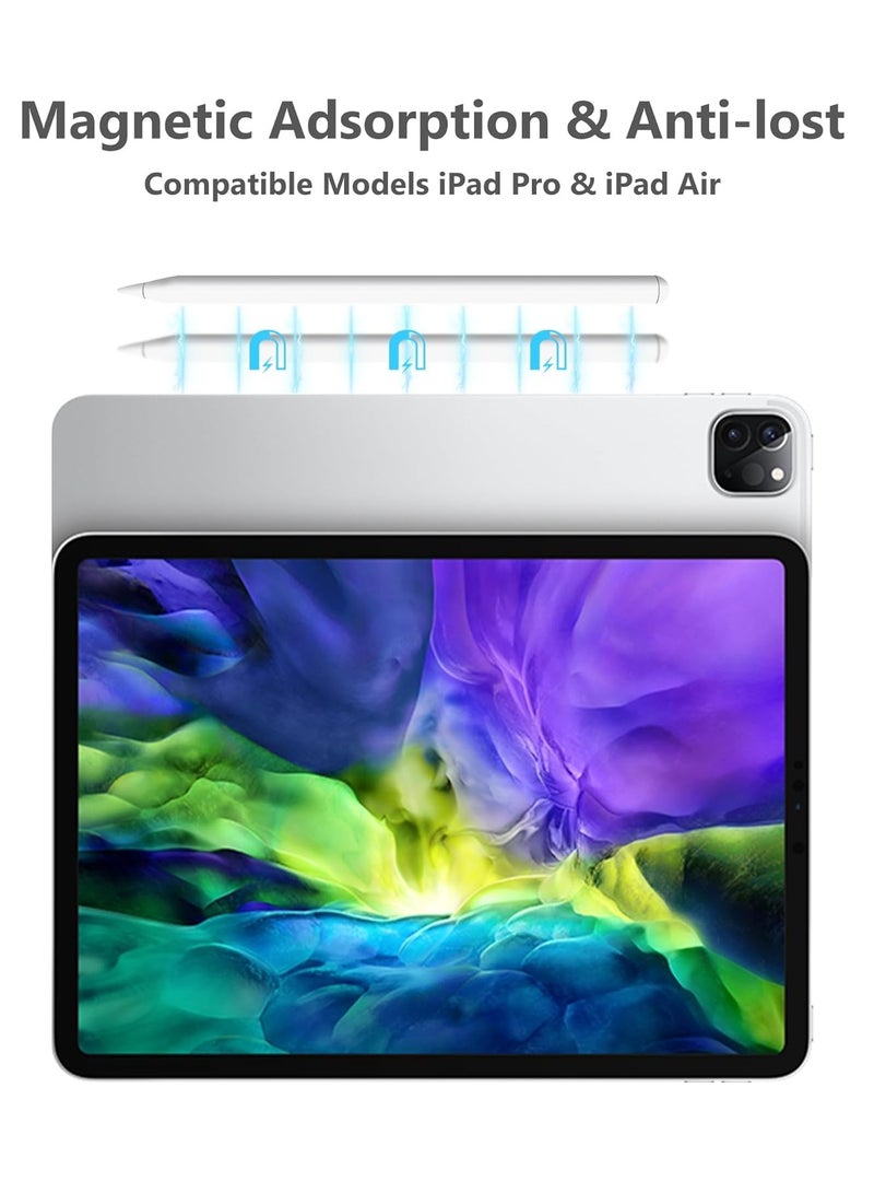 ELTRAZONE iPad Stylus Pen with Magnetic Wireless Charging, Palm Rejection, Tilt Sensitivity – Compatible with iPad Air 4/5, iPad Pro 11 inch (3/4/5/6), iPad Pro 12.9 inch (3/4/5/6), iPad Mini 6 – Ideal for Artists, Designers, Note-Takers, and Professionals - Image 5