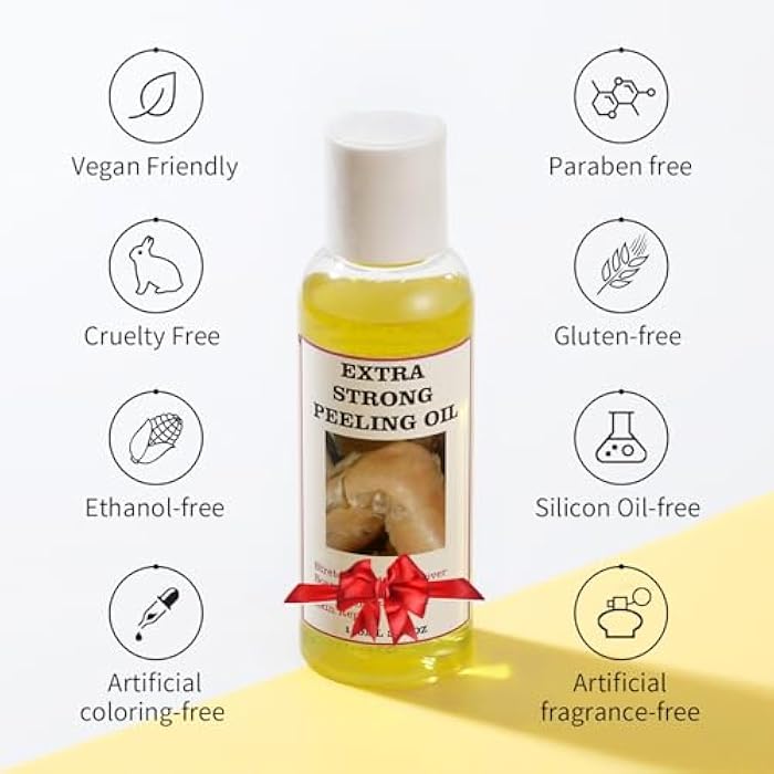 YAFUSIPE Yellow Peeling Oil for Dark Skin Strong Peel Oil Extra Strength Exfoliating Chemical Exfoliant Peels Solution at Home Body Peeling for Exfoliate Body Hand Foot Knuckle All Skin Type 3.66 OZ - Image 4