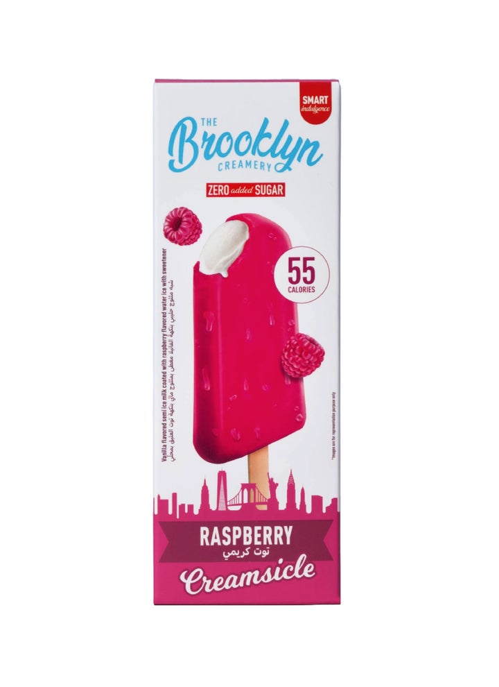 Raspberry Vanilla Ice Cream Stick