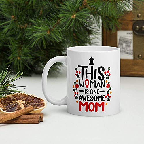 Oye Happy - Awesome Woman Mug - Coffee Mug for Mom to Gift on Birthday/Mother's Day/Women's Day (Ceramic) (Microwavable) (330 ml) - Image 2