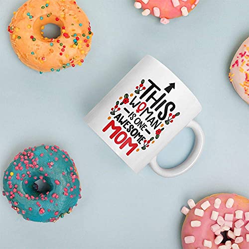 Oye Happy - Awesome Woman Mug - Coffee Mug for Mom to Gift on Birthday/Mother's Day/Women's Day (Ceramic) (Microwavable) (330 ml) - Image 3