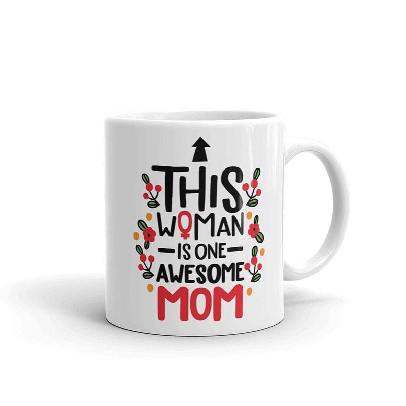 Oye Happy - Awesome Woman Mug - Coffee Mug for Mom to Gift on Birthday/Mother's Day/Women's Day (Ceramic) (Microwavable) (330 ml) - Image 5