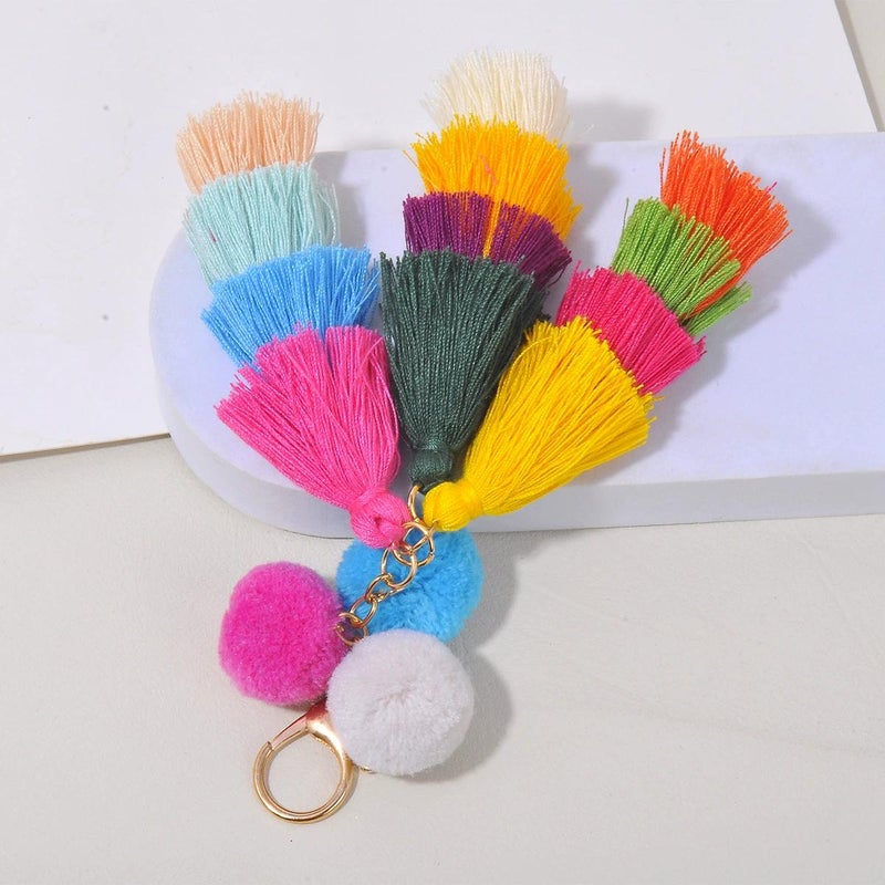 Color tassel pendant, clothing, luggage pendant. - Image 2