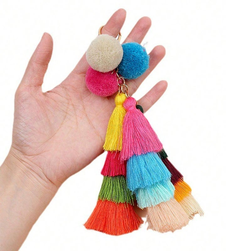 Color tassel pendant, clothing, luggage pendant. - Image 5