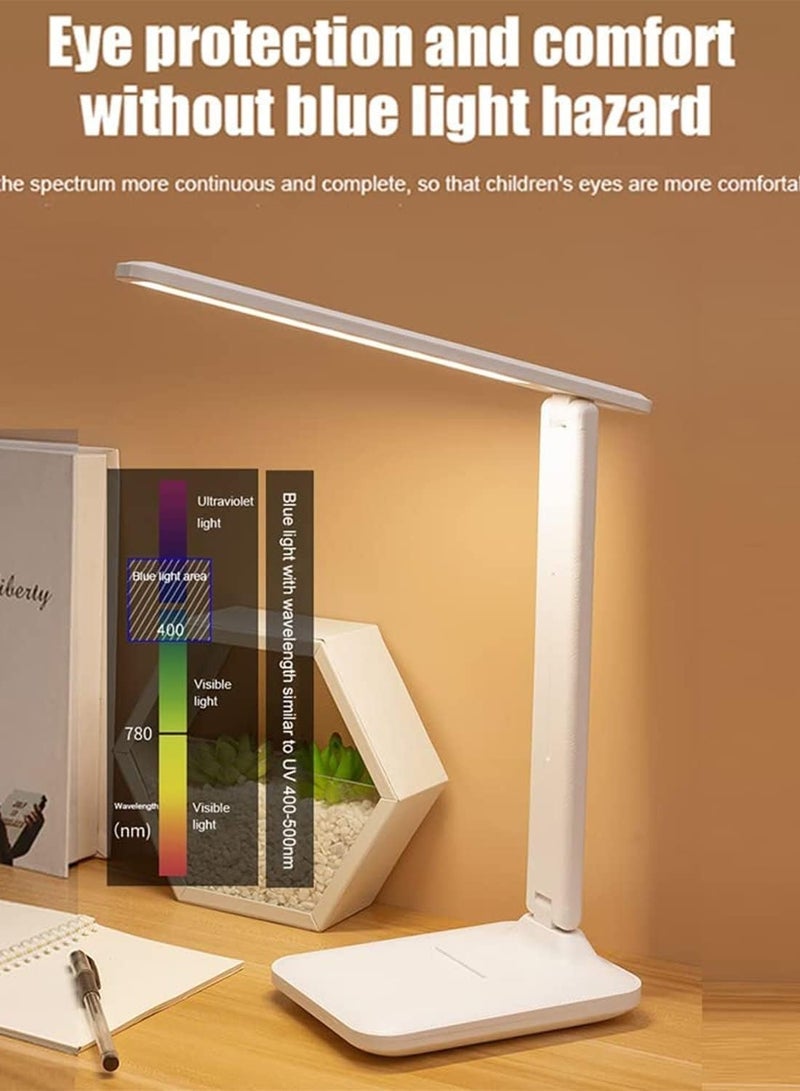2 in 1 LED Desk Lamp 180 Degree Adjustable Eye-Care Rotatable Desk Lamp for Home Office Work Table - Image 3