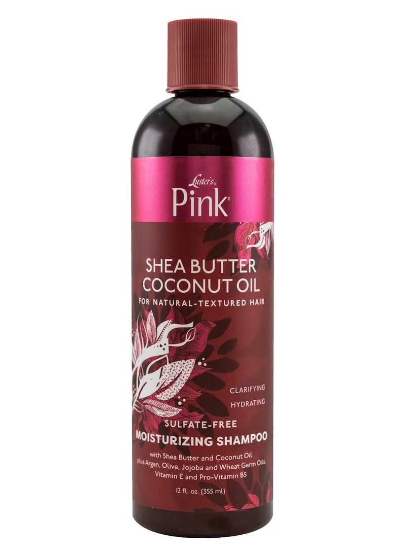 Luster's - Luster's Pink Shea Butter Coconut Oil Sulfate Free Moisturizing Shampoo 12 oz - Image 1