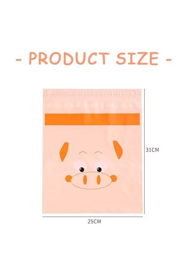 30Pcs Disposable Cartoon Car Trash Bag, Portable Sealable Durable Thickening PEVA Waterproof Leak Proof Vomit Bag, Camping Kitchen Office Storage Bag (Blue+Orange) - Image 5