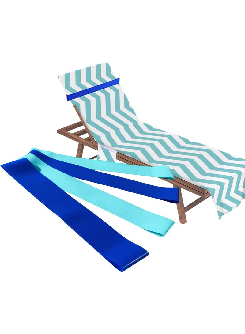 Towel Bands, 2 Pcs Towel Craber for Beach Chair, Rubber Towel Clips for Pool Chair, Must Haves Beach & Cruise Accessories,Perfect Alternatives for Towel Clips  - Image 1
