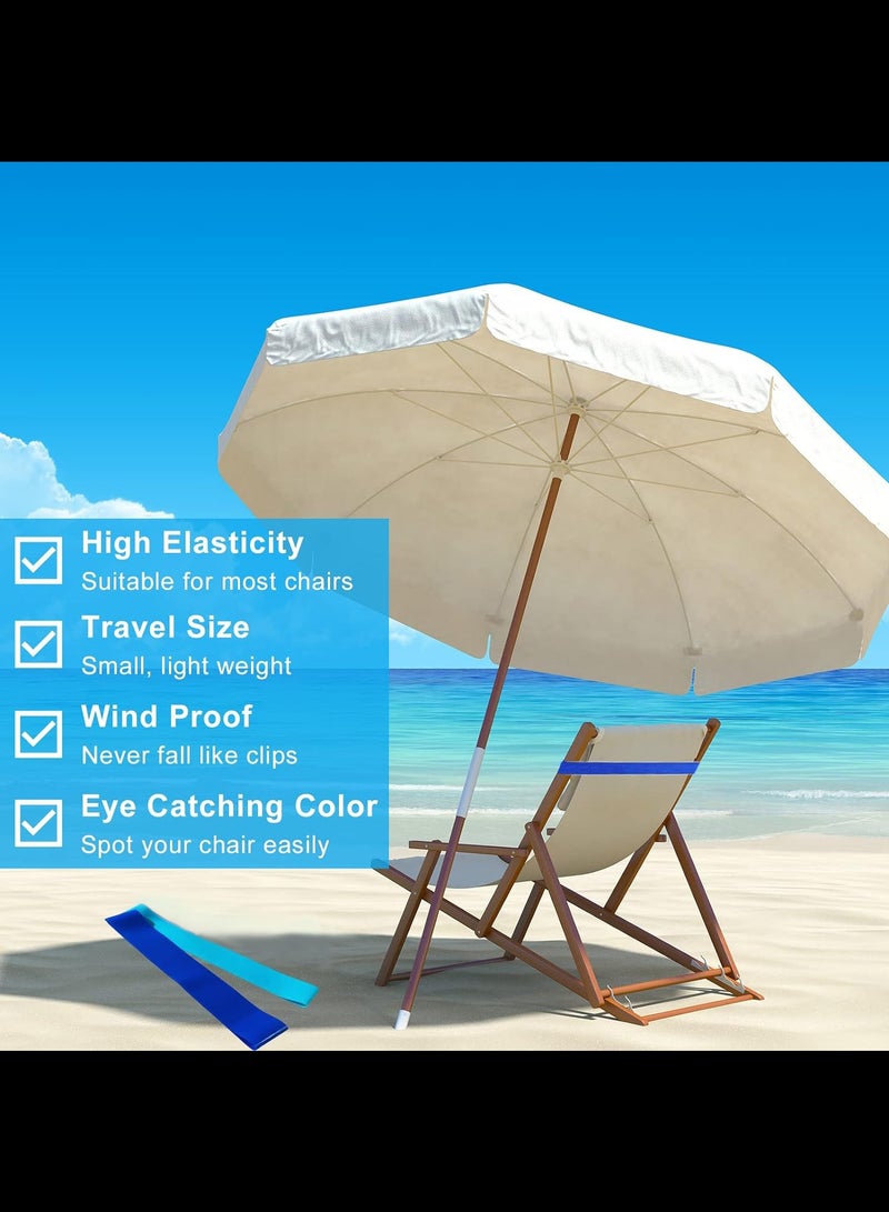 Towel Bands, 2 Pcs Towel Craber for Beach Chair, Rubber Towel Clips for Pool Chair, Must Haves Beach & Cruise Accessories,Perfect Alternatives for Towel Clips  - Image 4