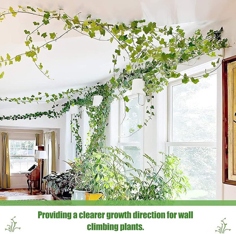Resilient Plastic Plant Climbing Wall Clips 100PCS Strong Suction Base for Rattan Wires Cables - Image 5