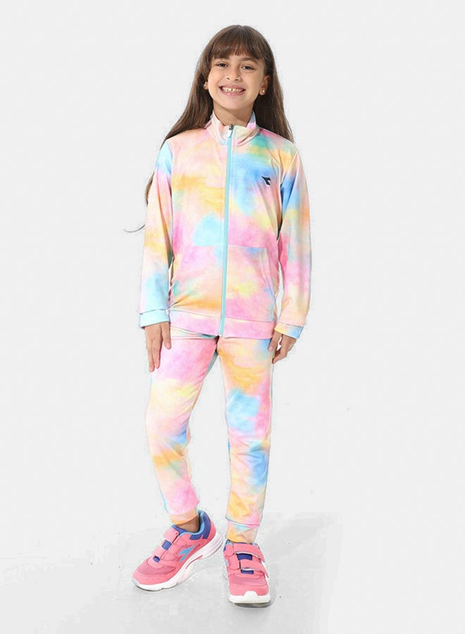 DIADORA Girls Cotton Printed Suit - Image 1