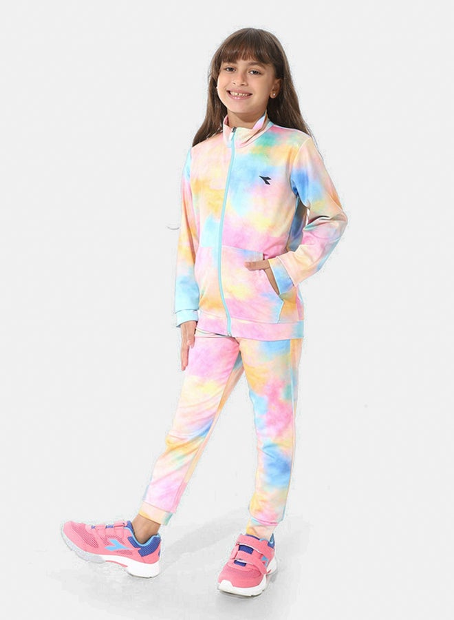 DIADORA Girls Cotton Printed Suit - Image 2