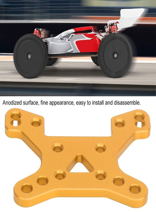 Naroote Car Tower, Shock Absorber Plate, PShock Tower Damper Aluminum Alloy Lightweight Front Rear Shock Tower for RC Car Spare Parts for Wltoys 144001 1/14(Golden Y) - Image 5