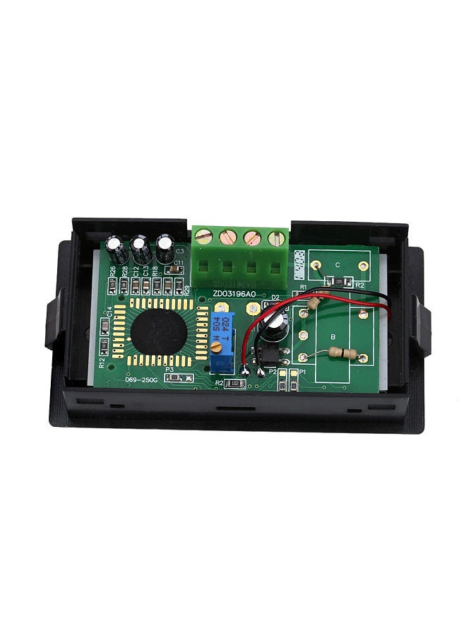 LCD DC 100A Digital Display LED Panel Ammeter/ AMP Ampere Meter with 100A/75mV Shunt Resistor
