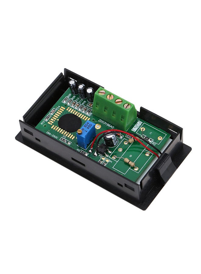 LCD DC 100A Digital Display LED Panel Ammeter/ AMP Ampere Meter with 100A/75mV Shunt Resistor