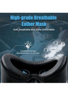 Y&D VR Headset Virtual Reality Glasses for Android Phone New Goggles 3D Movies Games Compatible Soft Comfortable Adjustable Distance Black  - Image 5