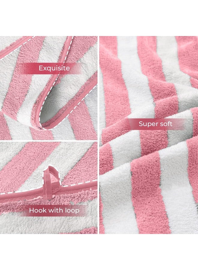 MAXOSHINE Microfiber Towels for Bath Large Size Combo-Super Soft Coral Fleece Bathing Towel with Hook Quick Dry Super Absorbent-Bath Towel for Men and Women-70x140 cm (Brown/Peach, Pack of 2) - Image 3