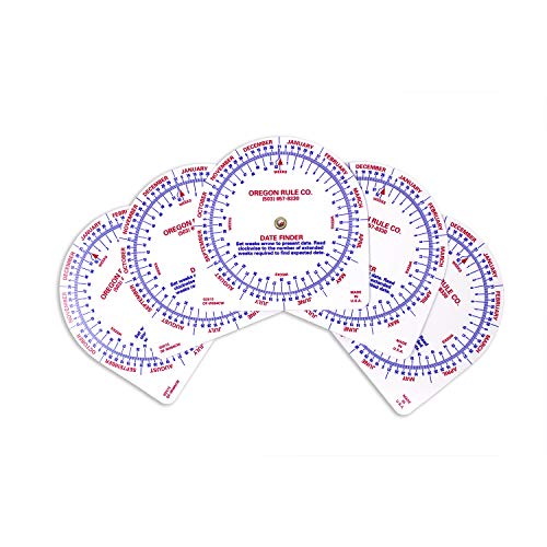 Oregon Rule Co. Date Finder – Rotating Calendar Calculator - 5 Pack - Image 5