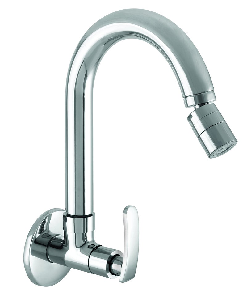 10X Brass Kitchen Sink Tap ST-69885 Chrome Wall Mount… - Image 5