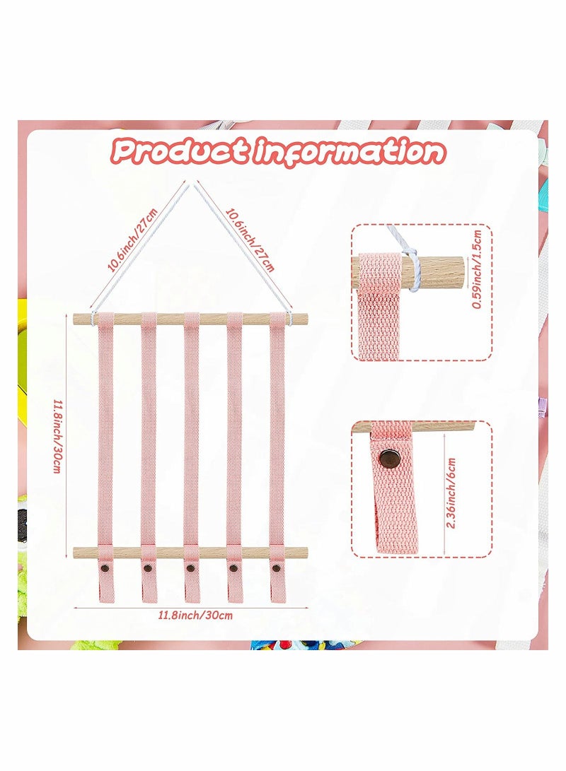 KASTWAVE Hair Bow Holder Organizer for Girls, Headbands Storage Holder Hair Clips Display Organizer(2Pcs) - Image 2