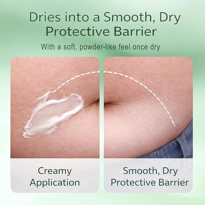 YOOJ Intertrigo Skin Fold Barrier Cream, Non-Greasy Formula, Soothe Skin Rash, Reduce Friction, Lock Moisture, For Underarms, Inner Thighs, Belly Folds - Image 3