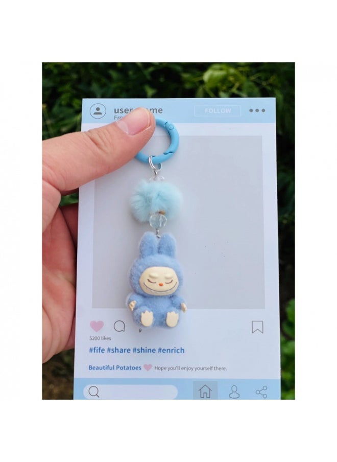 LABUBU Labubu Plush Rubber Mobile Phone Pendant Keychain 
