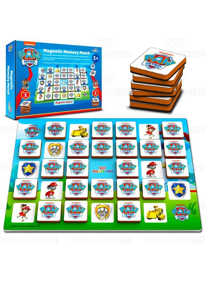 - Paw Patrol Magnetic Memory Match Game For Kids Family Fun & Fast Children Learning & Educational Brain Memory Game Puzzle 32 Tiles With 64 Picture Icons Birthday Gift For Boys Girls - pzsku/Z1712ED7B3ED22511A180Z/45/_/1735817945/86dbe7e3-ce7a-4f88-a521-73737b159346