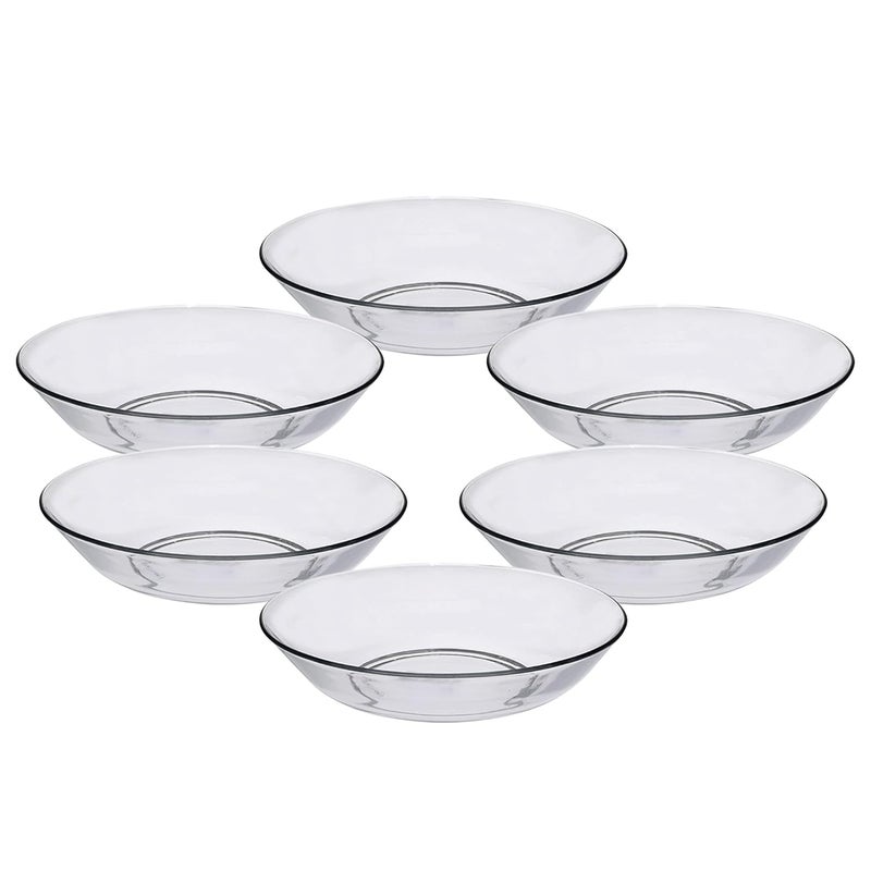 DURALEX طبق دوراليكس ليس شفاف 17.5 سم 6 قطع، شفاف، متوسط (3015AF06A1111/6) - Image 3