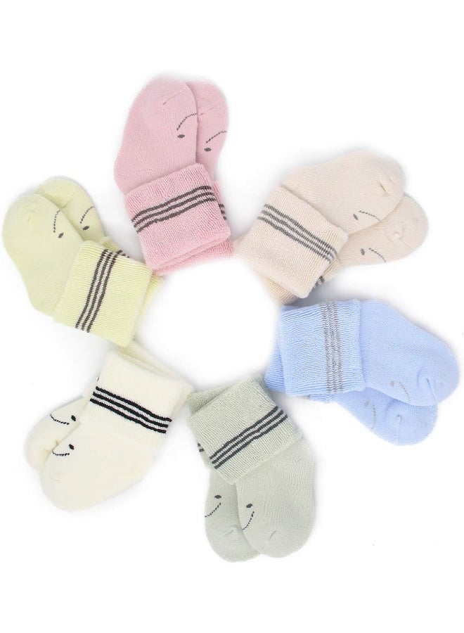 HowJoJo Boys Winter Warm Socks Kids Cotton Crew Socks Cartoon Bear Socks For Boys - Image 3