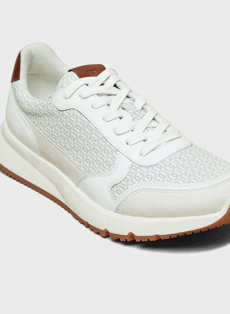 DUCHINI Casual Lace Up Sneakers