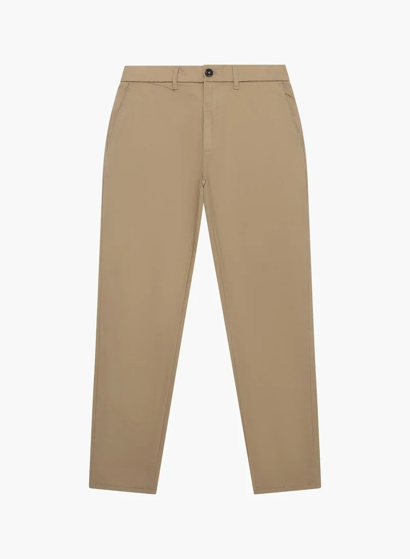 French Connection Light Tabacco Cotton Stretch Chino for Men | Best Price UAE