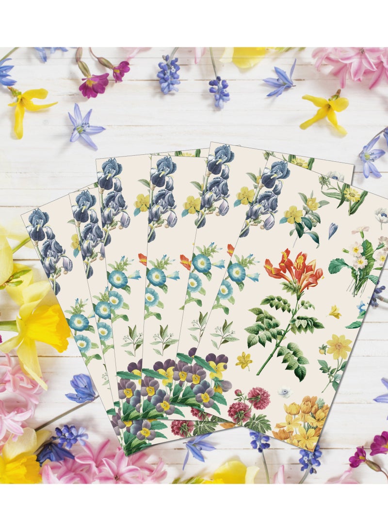 MIXDE 60 Pcs Disposable Hand Towel, Vintage Floral Bird Paper Napkins Watercolor Guest Napkin,Bathroom Etiquette Guest Napkins,Party Paper Napkins  - Image 5