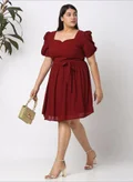 ميش burgundy