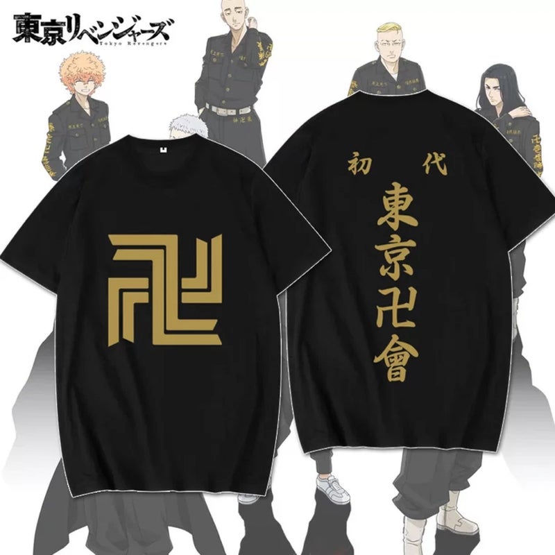Tokyo Avengers Short-Sleeved Takemaki Takemo Sano Manjiro Ryukomiya T-Shirt Clothes - Image 2