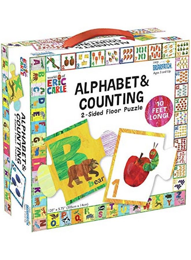 Briarpatch The World Of Eric Carle Abc/123 2Sided Floor Puzzle, Multi - Image 1