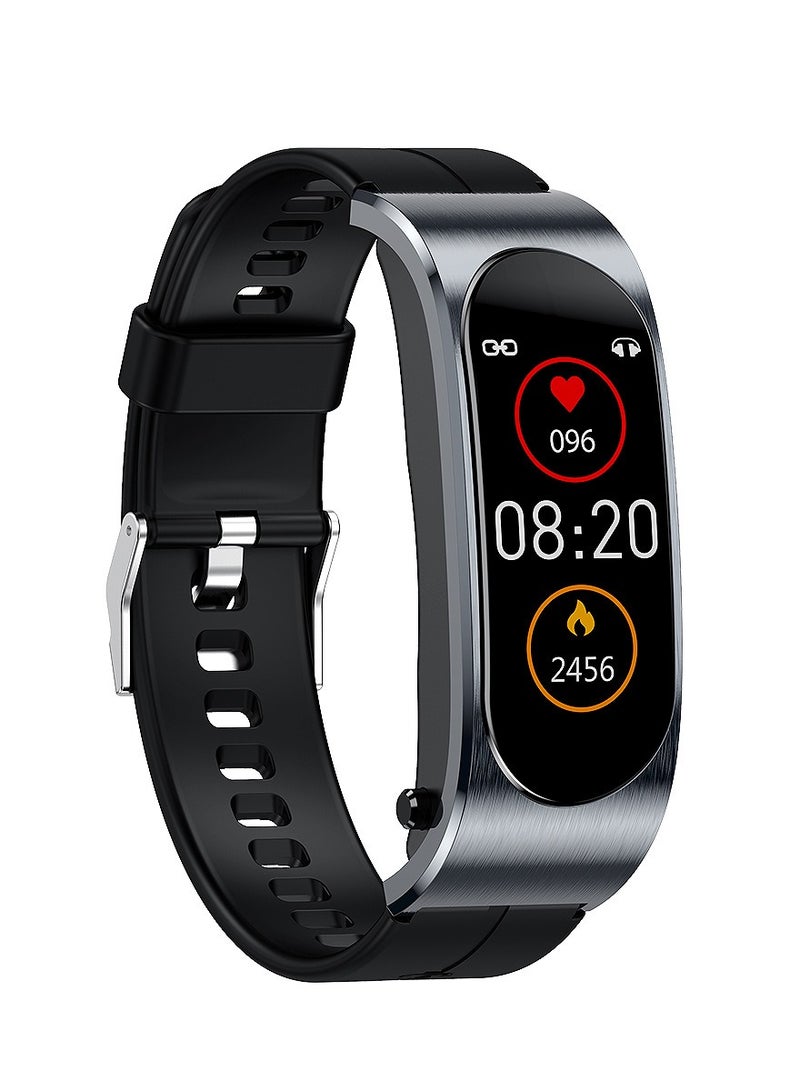 General 2-in-1 Bluetooth Ear Smart Bracelet: Step, Heart Rate, Blood Pressure, Sleep Monitoring, Phone Smart Bracelet  - Image 1