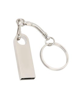 Thoraya usb2.0 + tpye-C mobile phone computer dual-use USB flash drive with keychain USB2.0 flash memory stick high speed flash drive flash drive thumb drive 128GB silver  - Image 3
