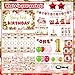 Mpanwen Berry First Birthday Decor Decorations 136 Pcs Strawberry Sweet One 1st Party Supplies for Girls Baby Banner Cake Toppers Balloons Tablecloth Centerpieces Crown Poster Baby Boxes - Image 4