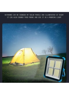 KEYANG KEYANG Rechargeable LED Work Light with Solar Panel, Portable Outdoor Light with Adjustable Brightness, USB & Solar Charging, Waterproof, for Camping, Emergency, Car Repair, and Fishing KY - 500W IP66  - Image 4