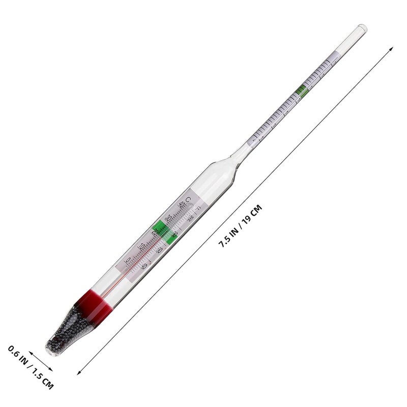 DOITOOL Aquarium Salinity Hydrometer Kit 100ml Plastic Graduated Cylinder Saltwater Salinity Tester for Fish Tanks and Marine Aquariums - Image 2