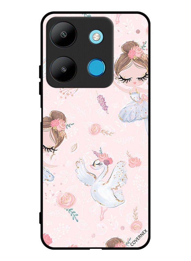 Covernex غطاء حماية لهاتف انفينيكس سمارت 7 دوللي جيرل اند فلاورز - Image 1