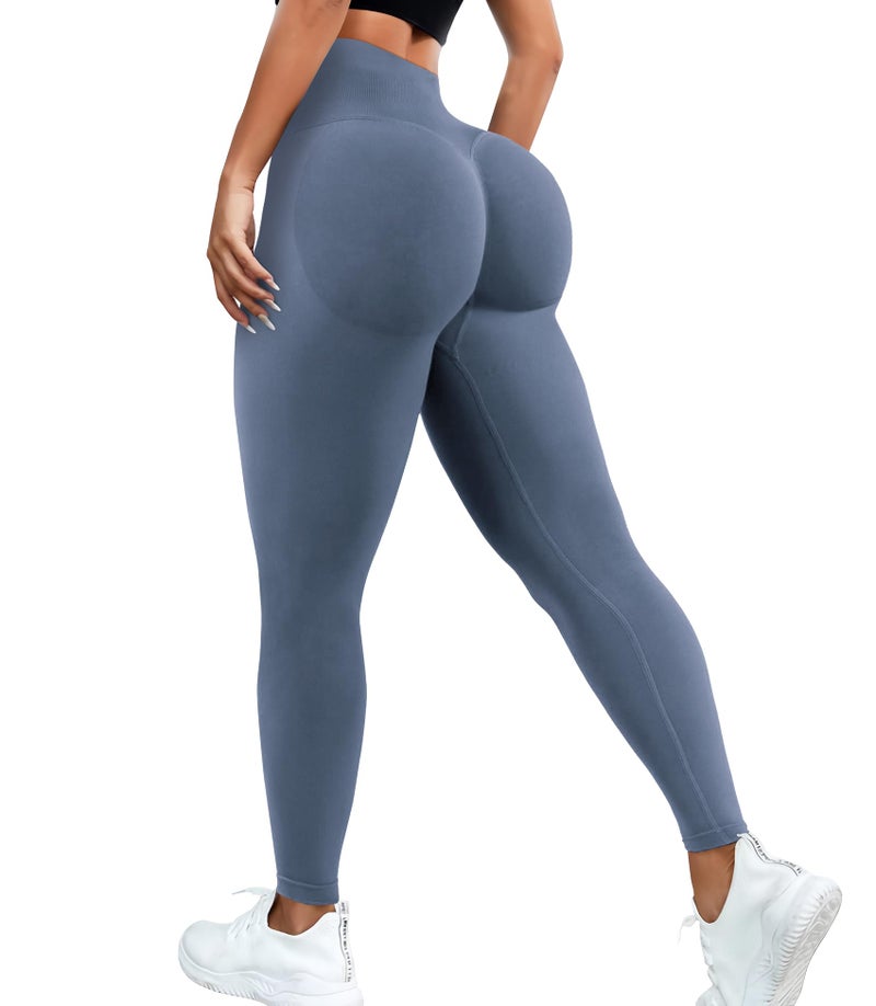 JGS1996 Hidden Scrunch Butt Lifting Leggings for Women Tummy Control High Waisted Workout Gym Seamless Impact Yoga Pants - Image 1