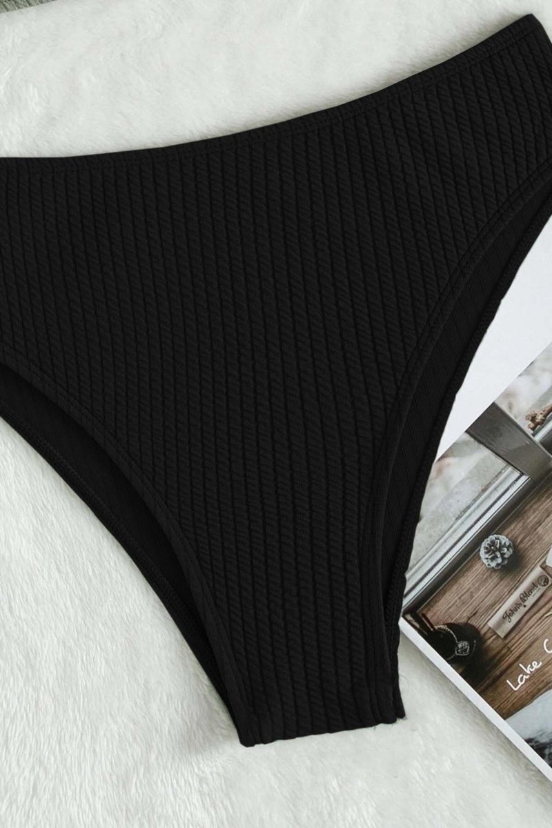 Angelsin Special Twill High Waist Bikini Bottom - Image 3